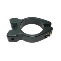 CLAMP - 34.9mm - Rear Carrier/Seatpost Clamp - w/ Additional Nodes (5mm) To Attach Rear Carrier - BLACK