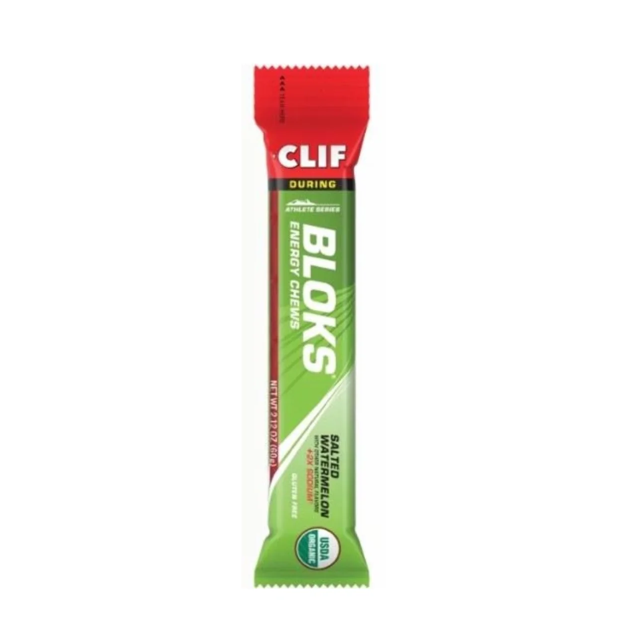 CLIF BLOKS Energy Chews - Salted Watermelon 2x Sodium