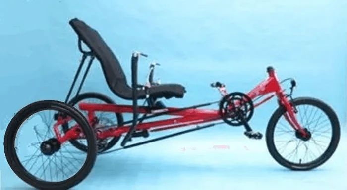 Rehatri Recumbent Tricycle - Red