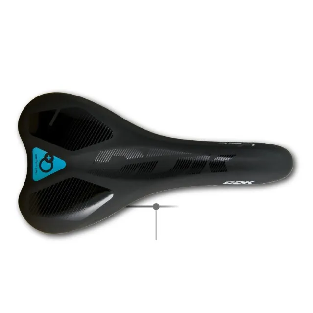 DDK Saddle - Road, Vinyl Top Memory Foam - Black