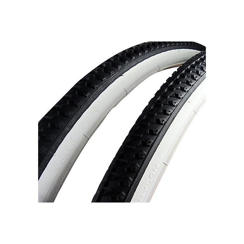 Deli 700 x 38c Tyre - White Wall