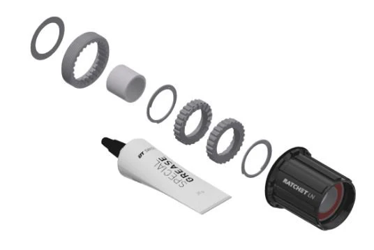 DT Upgrade Kit 3-Pawl to Ratchet LN 11s Road Alloy