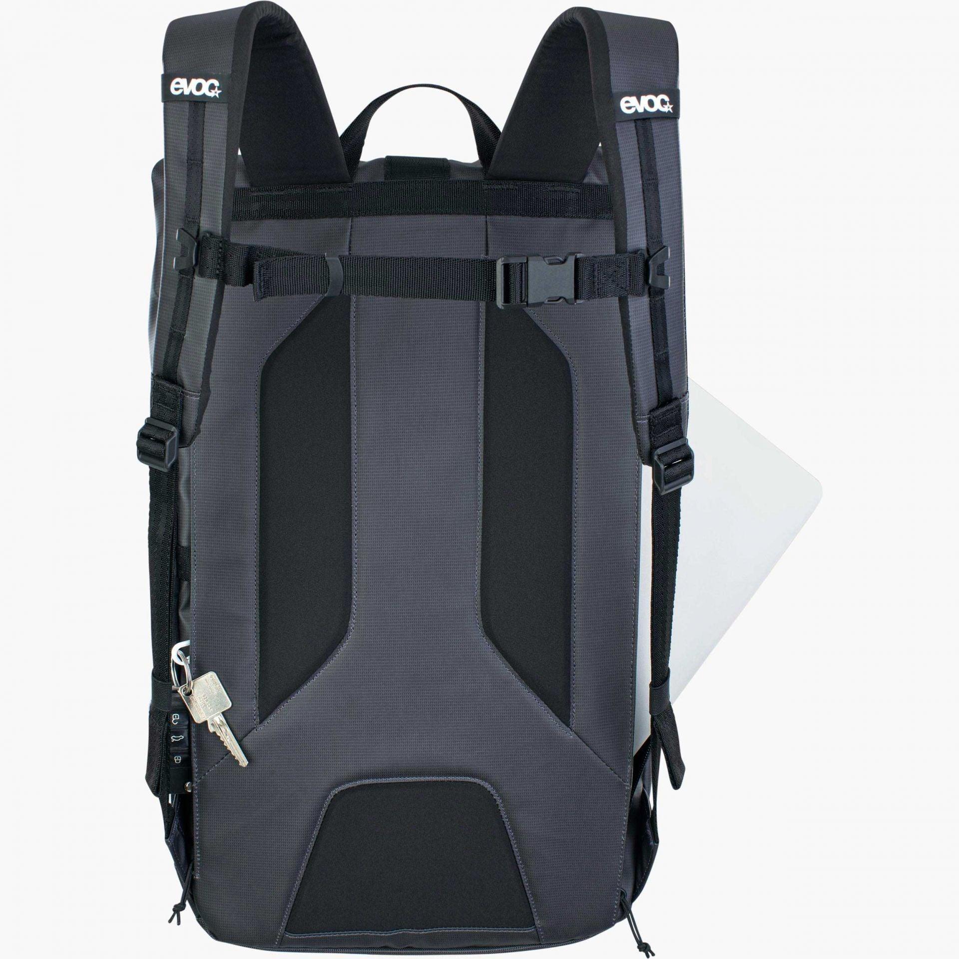 Evoc Duffle Backpack 26L - Carbon Grey / Black - Image 5