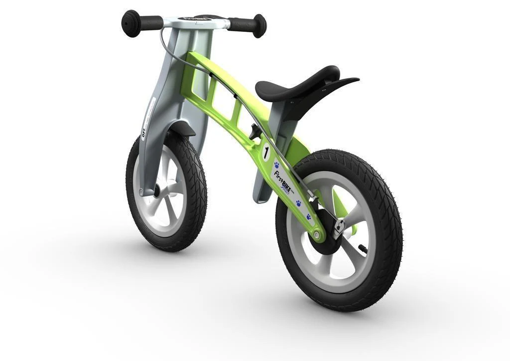 FirstBIKE Street Balance Bike (with Brake) - Green - Image 3