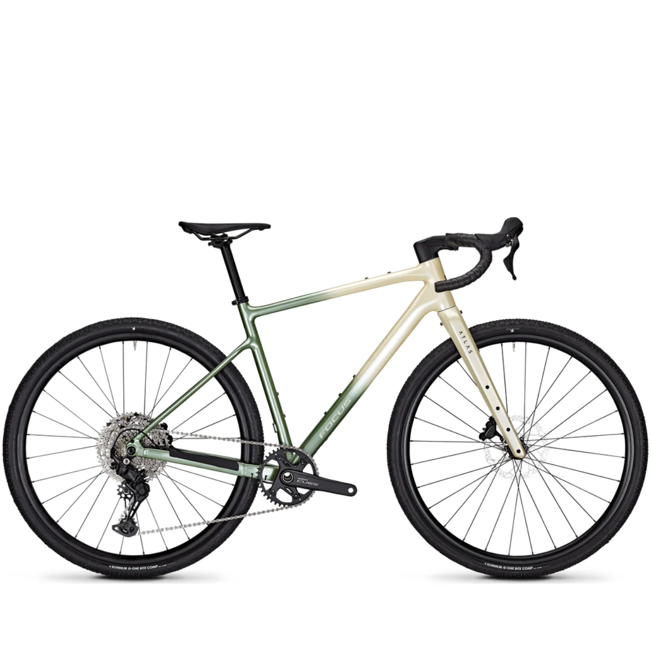 Focus Atlas 6.7 Gravel Bike - Champagne & Mint Grey