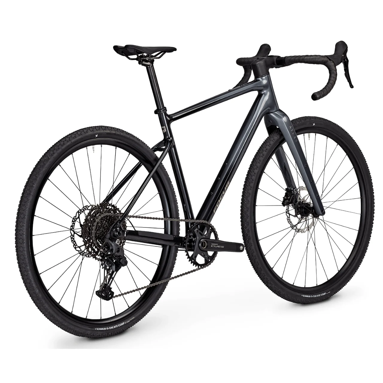 Focus Atlas 6.7 Gravel Bike - Steel Grey & Diamond Black - Image 2