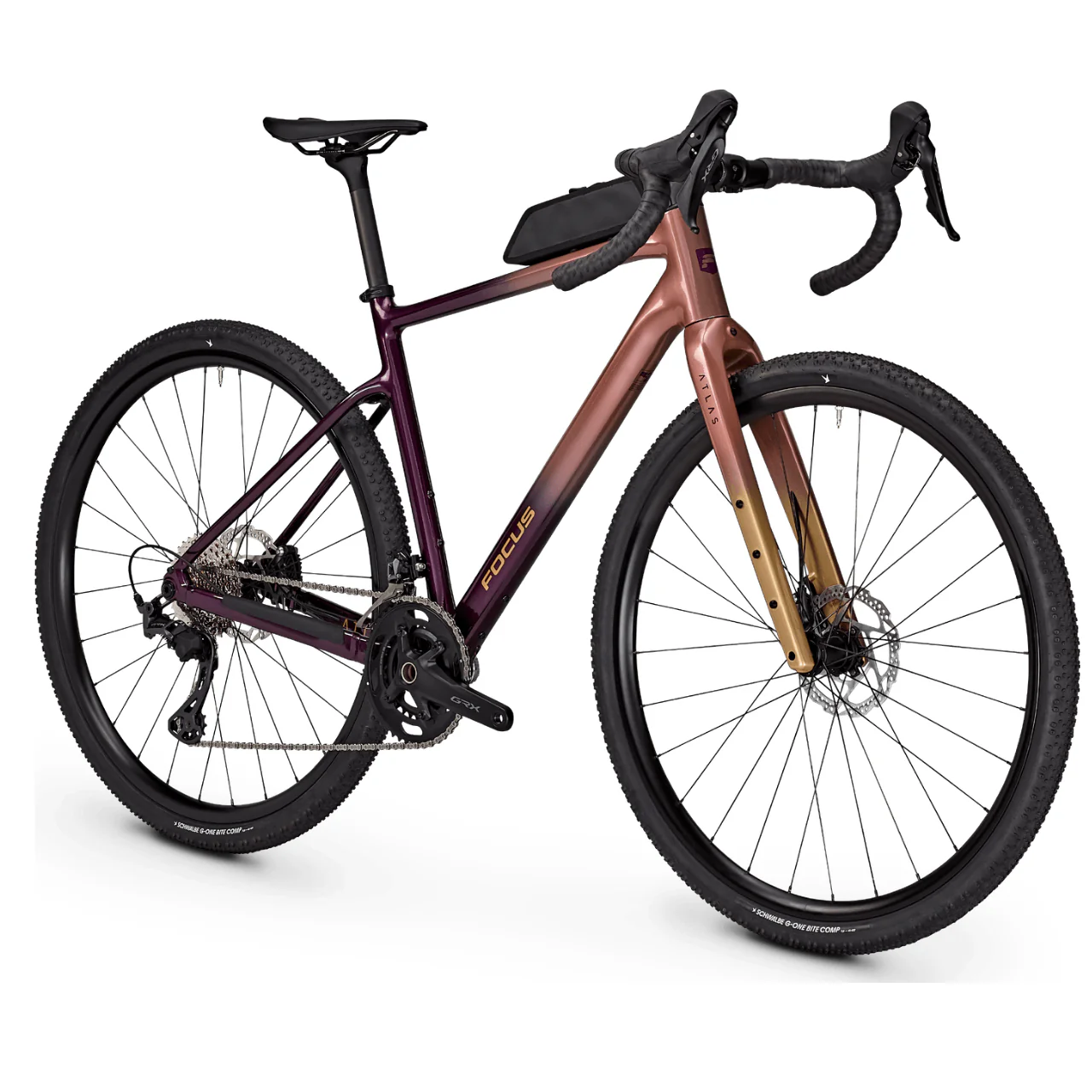 Focus Atlas 6.9 Gravel Bike - Mauve & Dream Violet - Image 2