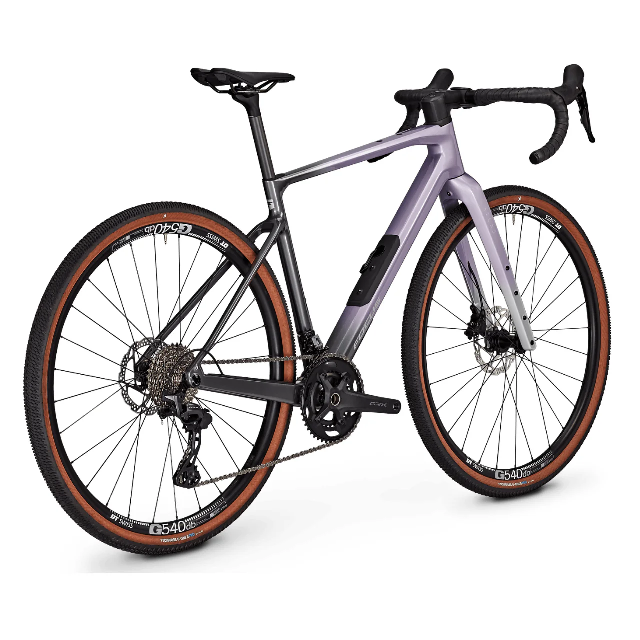Focus Atlas 8.7 Gravel Bike - Lavender & Steel Grey - Image 3