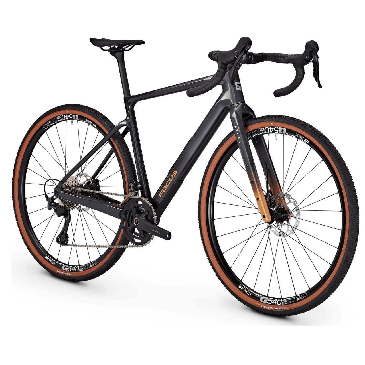 Focus Atlas 8.7 Gravel Bike - Steel Grey & Diamond Black - Image 2