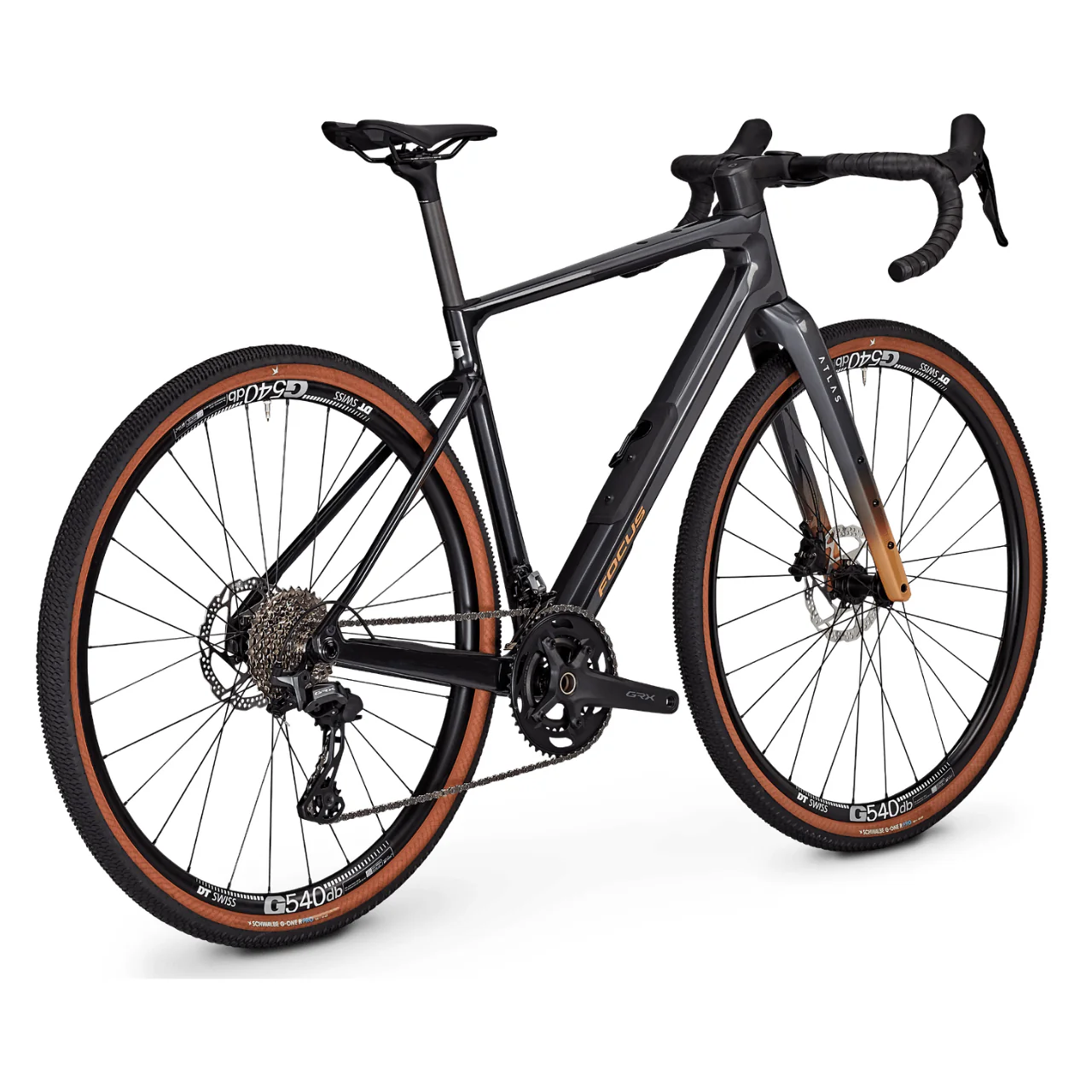 Focus Atlas 8.7 Gravel Bike - Steel Grey & Diamond Black - Image 3