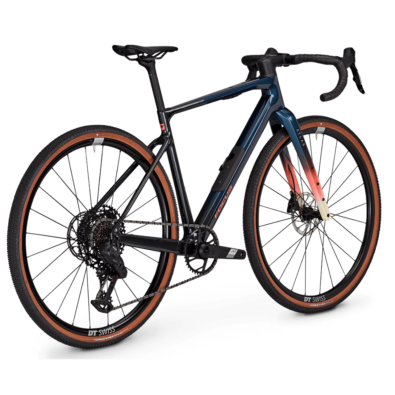 Focus Atlas 8.8 Gravel Bike - Azur Blue & Diamond Black - Image 3