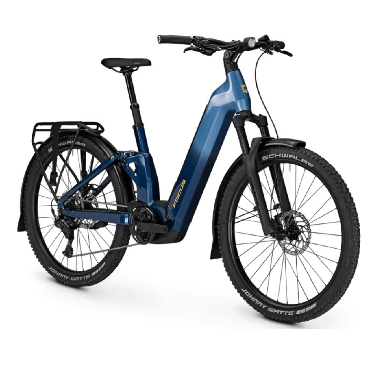 Focus Aventura2 6.7 FS Step Through Electric Mountain Bike -  Alice & Azure Blue - Image 2