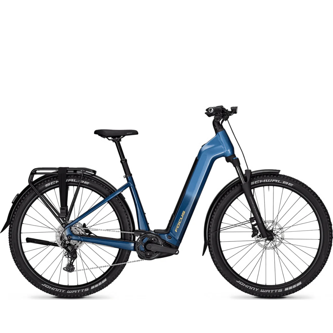 Focus Aventura2 6.7 Step Through Electric Mountain Bike - Alice & Azure Blue