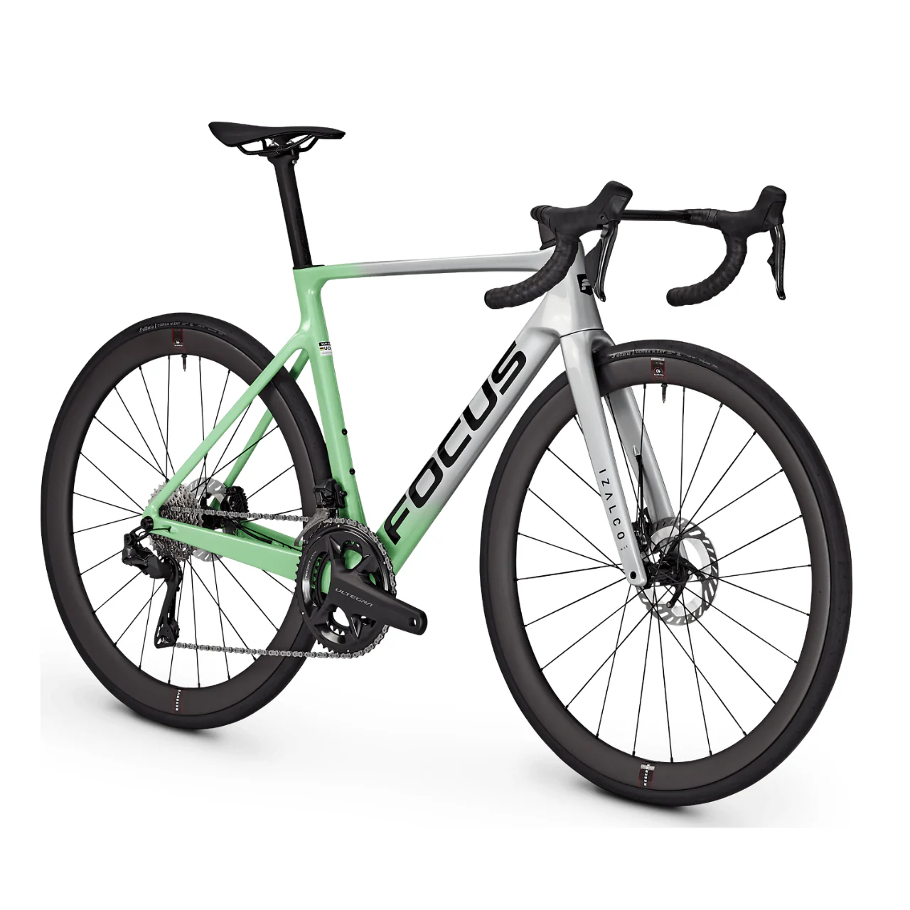 Focus Izalco Max 9.7 Road Bike - Nepalsilver & Mintgrey - Image 2