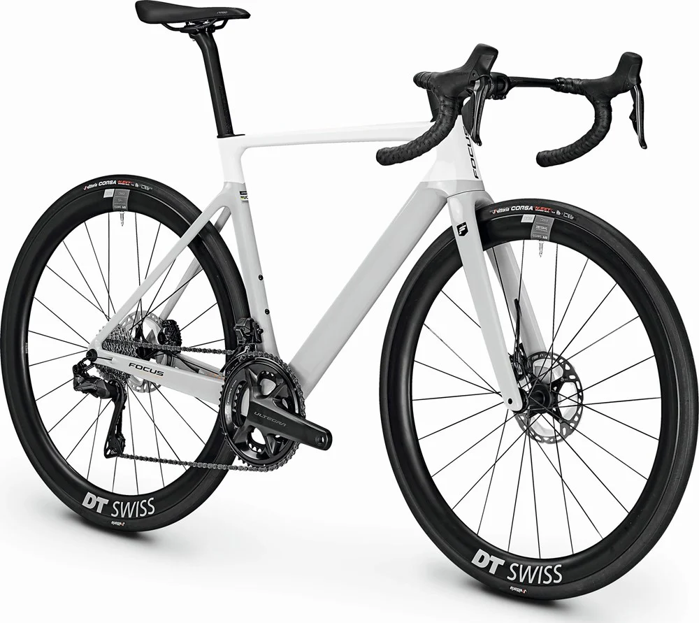 Focus Izalco Max 9.8 Road Bike - White & Lightgrey - Image 3
