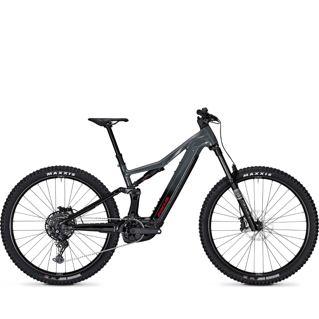 Focus Jam2 6.7 Electric Mountain Bike - Slate Grey/Magic Black