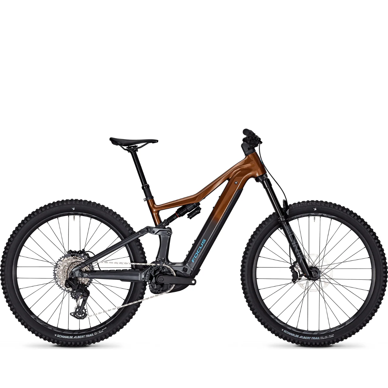 Focus Jam2 6.8 Electric Mountain Bike - Gold Brown/Diamond Black