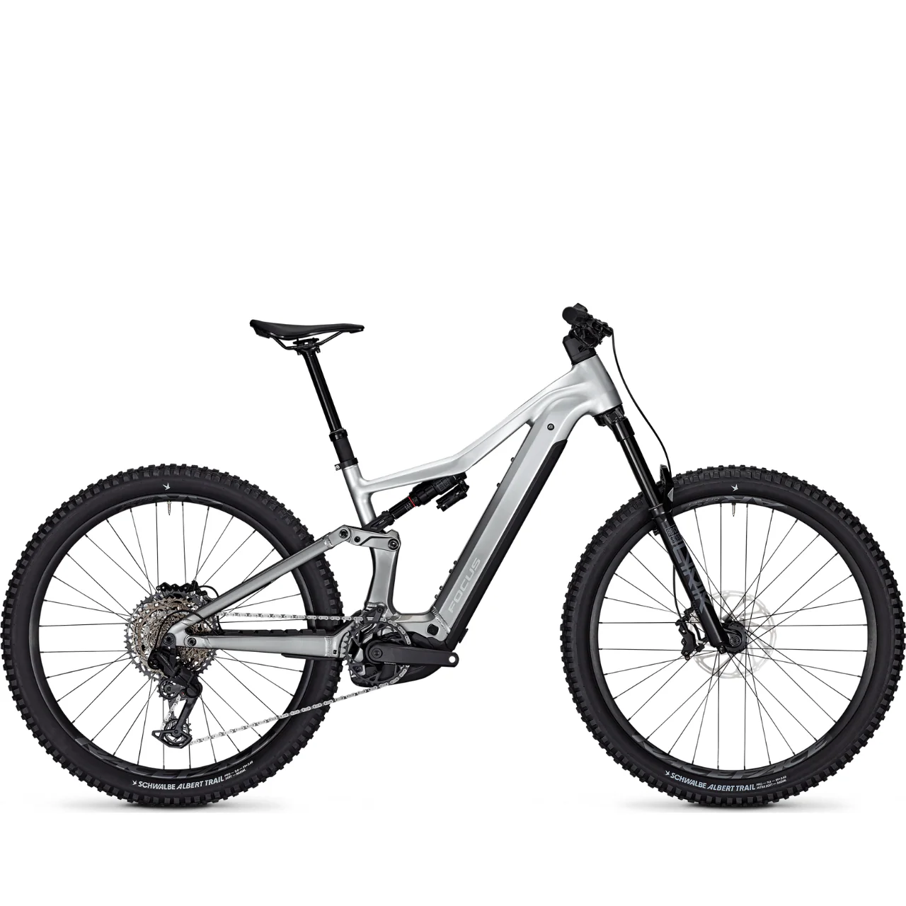 Focus Jam2 6.8 Electric Mountain Bike - Nepal Silver/Steel Grey