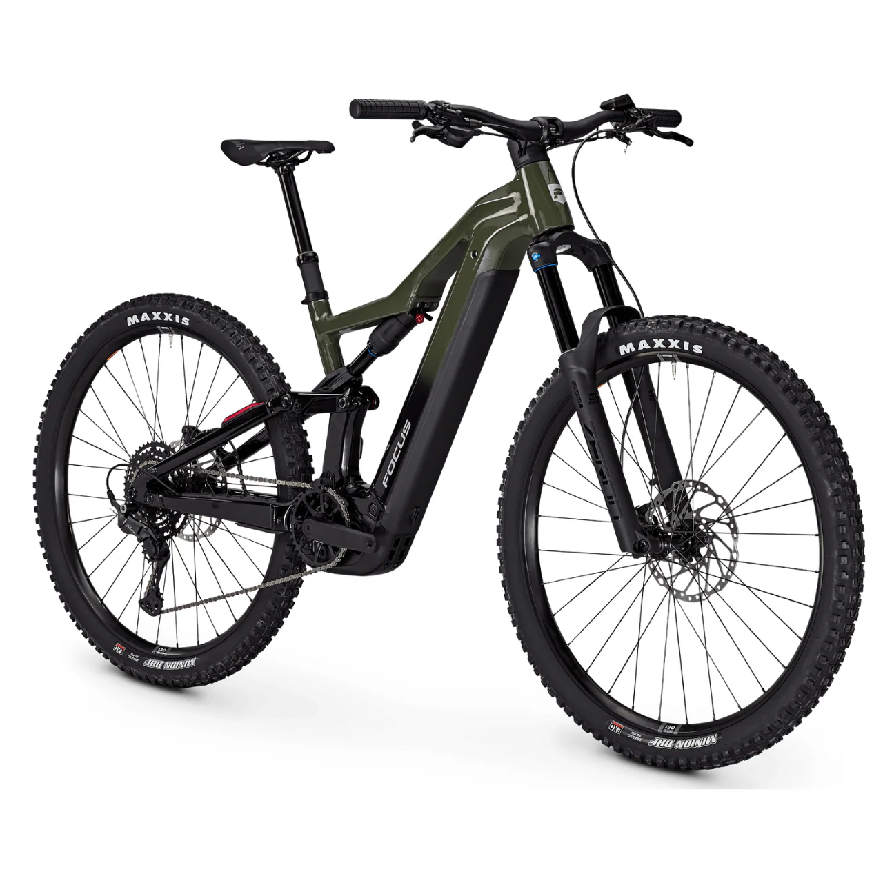 Focus Thron2 6.7 Electric Mountain Bike - Green - Image 2