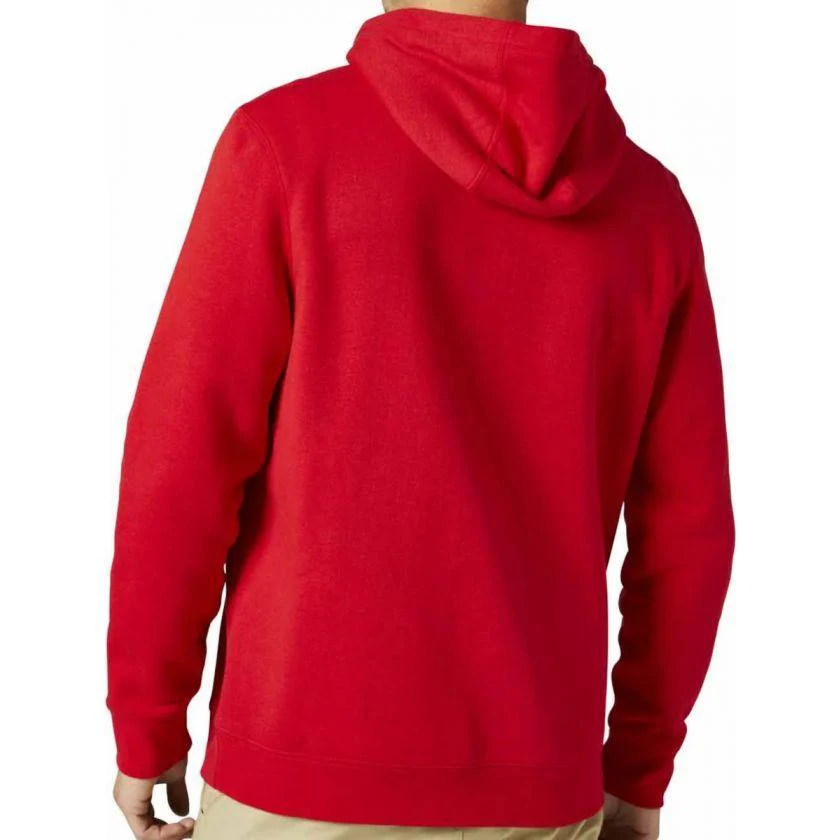 Fox Pinnacle Pullover Fleece Hoodie Red - Image 2