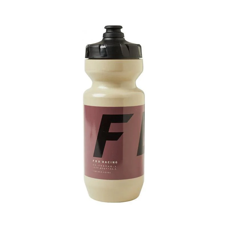 Fox Purist Water Bottle 650mL - Tan / Black