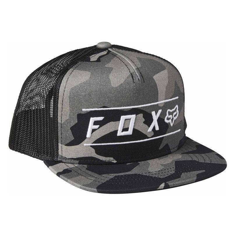 Fox Youth Pinnacle Mesh Snapback Hat - Black Camo