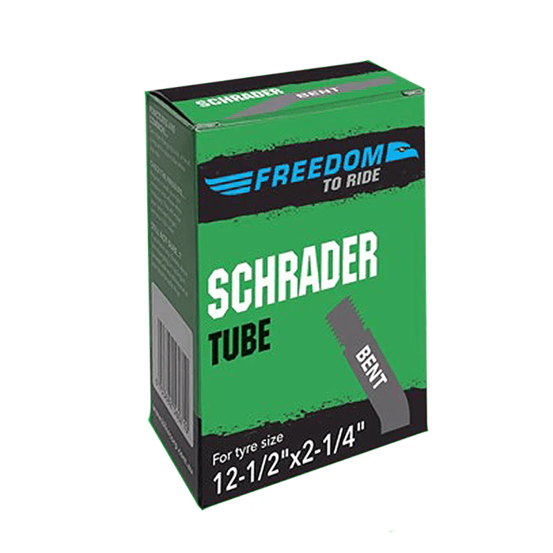 Freedom To Ride Inner Tube - Schrader Bent Valve - 12"- 1/2" x 2-1/4"