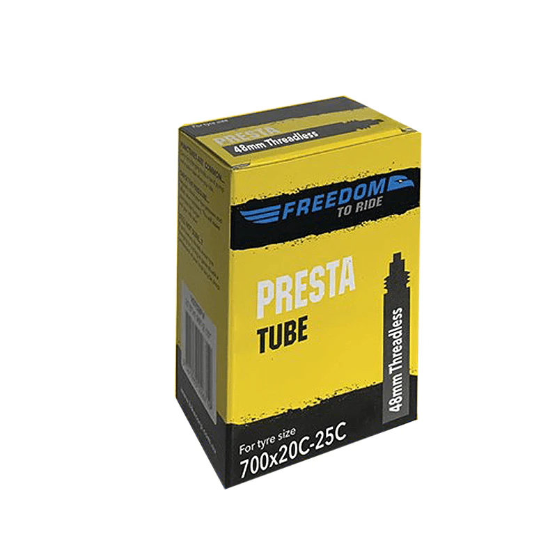 Freedom To Ride Inner Tube - Threadless Presta 48mm Valve - 700x20-25mm