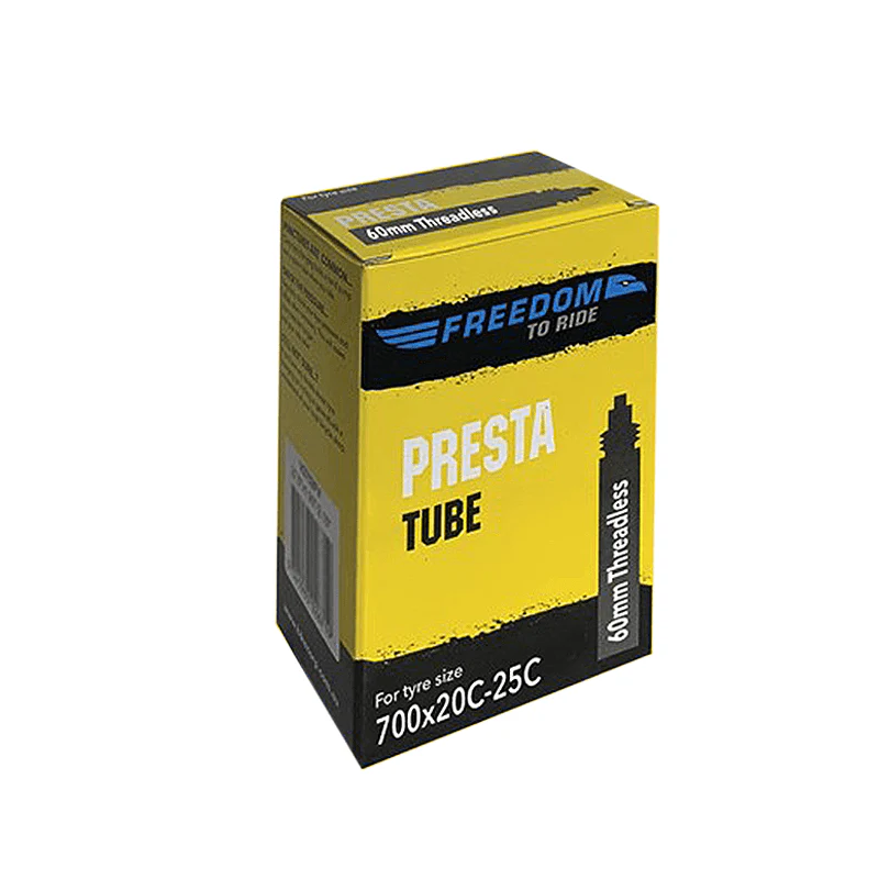 Freedom To Ride Inner Tube - Threadless Presta 60mm Valve - 700x20-25mm