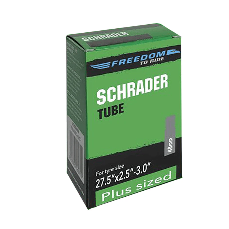 Freedom To Ride Plus Sized Inner Tube - Schrader 48mm Valve - 27.5" x 2.50-3.00"