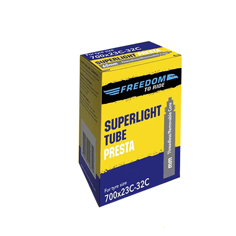 Freedom To Ride Superlight Inner Tube - Presta 48mm Valve - 700x23-32mm