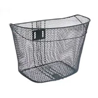 Front Mesh Bike Basket - Black