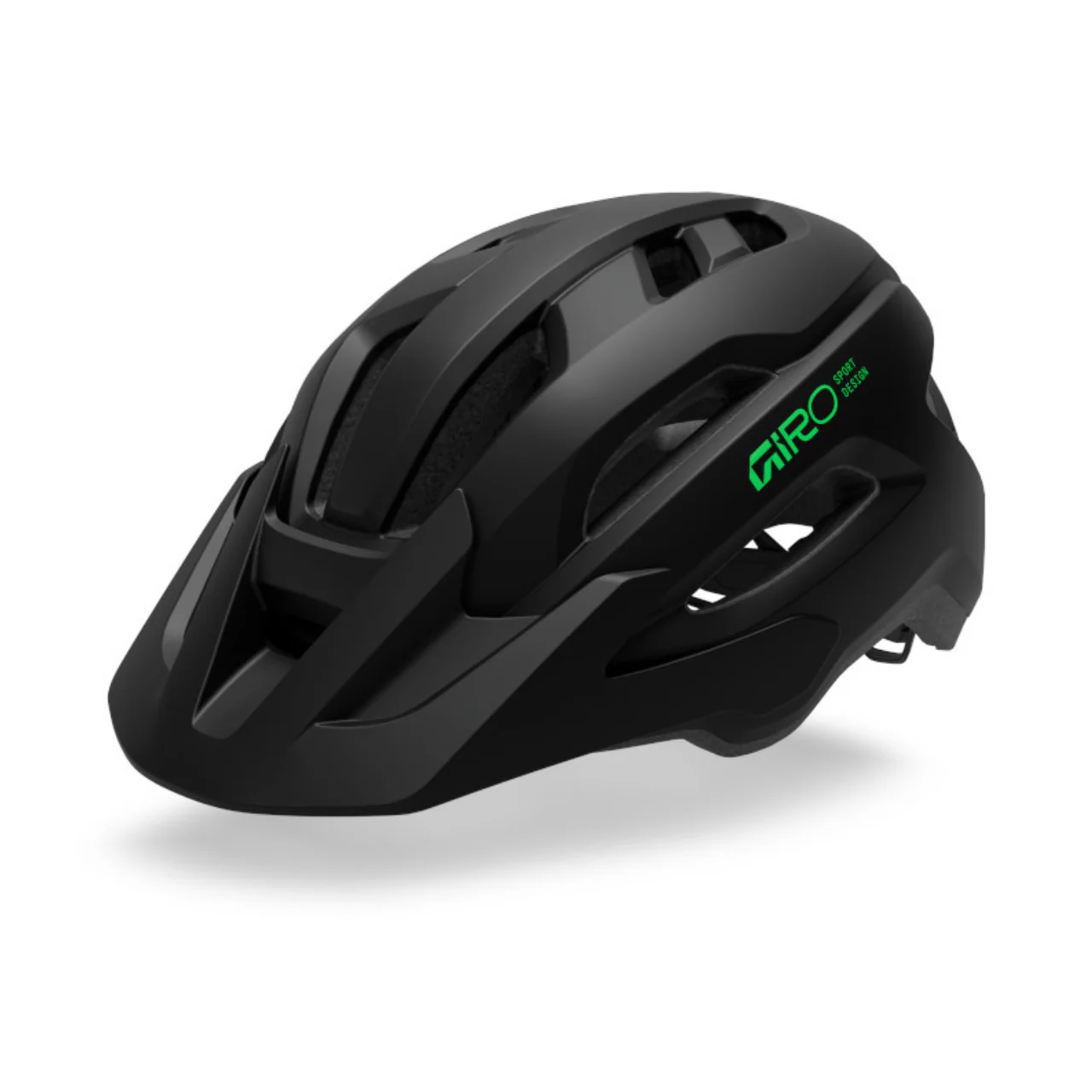 Giro Fixture Youth Mips - Matte Black/Green