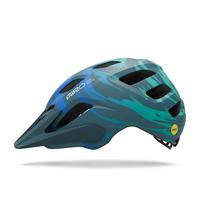 Giro Tremor Mips Helmet Child Fit - Matt Blue Green - Image 2
