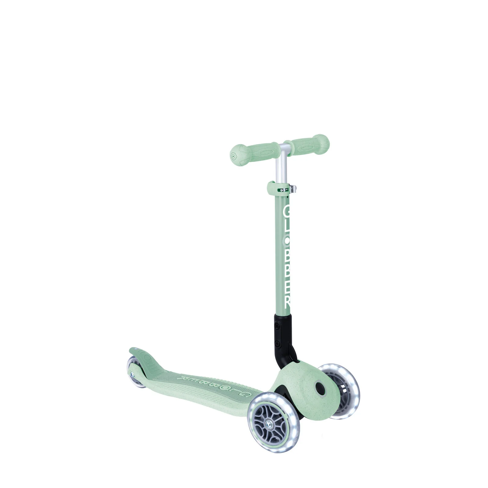 Globber Ecologic Junior Foldable 3 Wheel Scooter - Pistachio