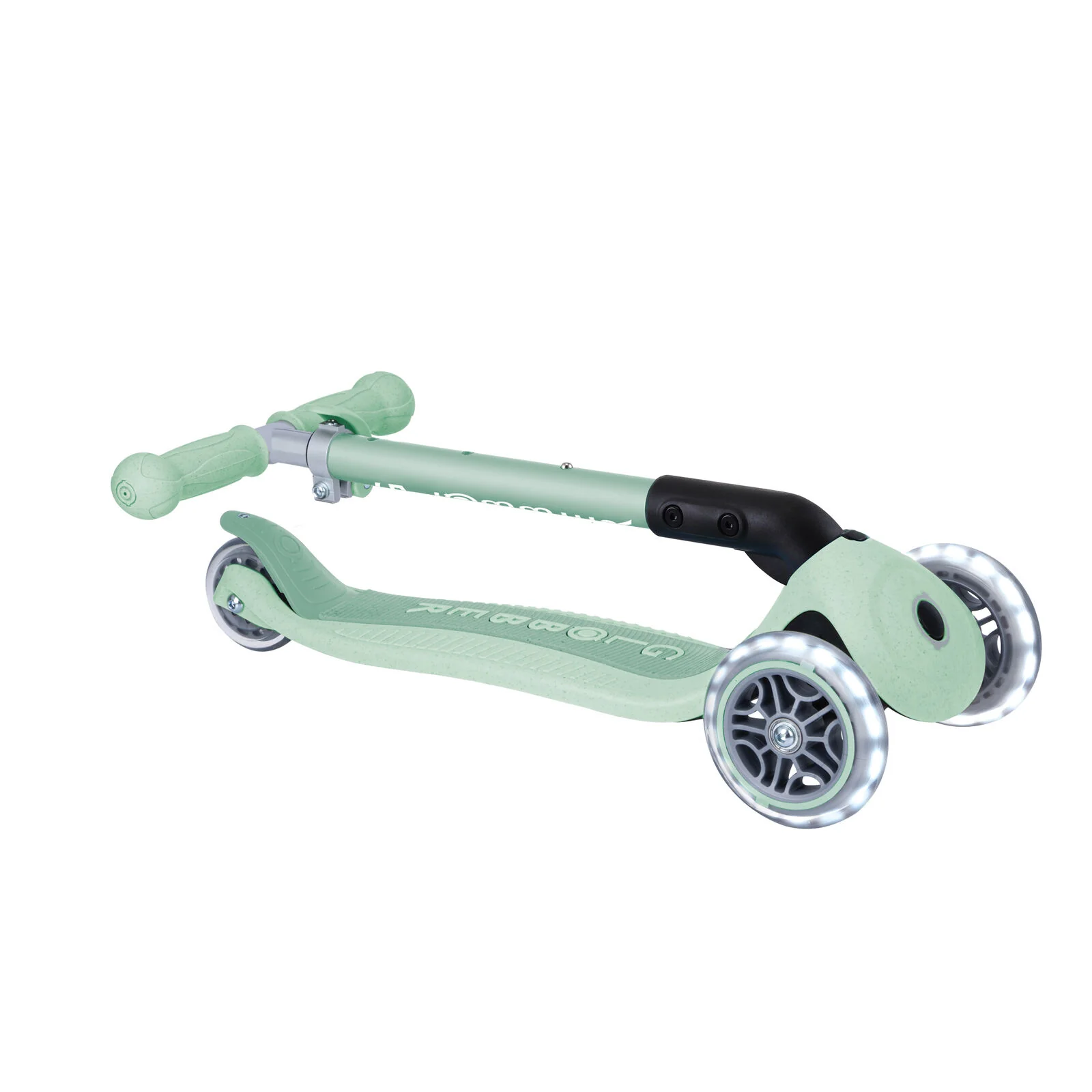 Globber Ecologic Junior Foldable 3 Wheel Scooter - Pistachio - Image 2
