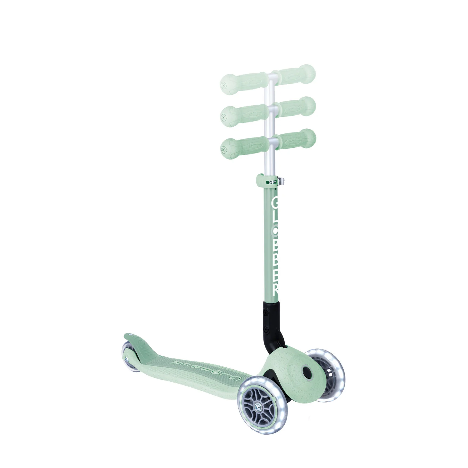 Globber Ecologic Junior Foldable 3 Wheel Scooter - Pistachio - Image 3