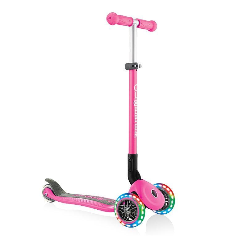 Globber Primo Foldable 3 Wheel Scooter w/ Lights - Image 5