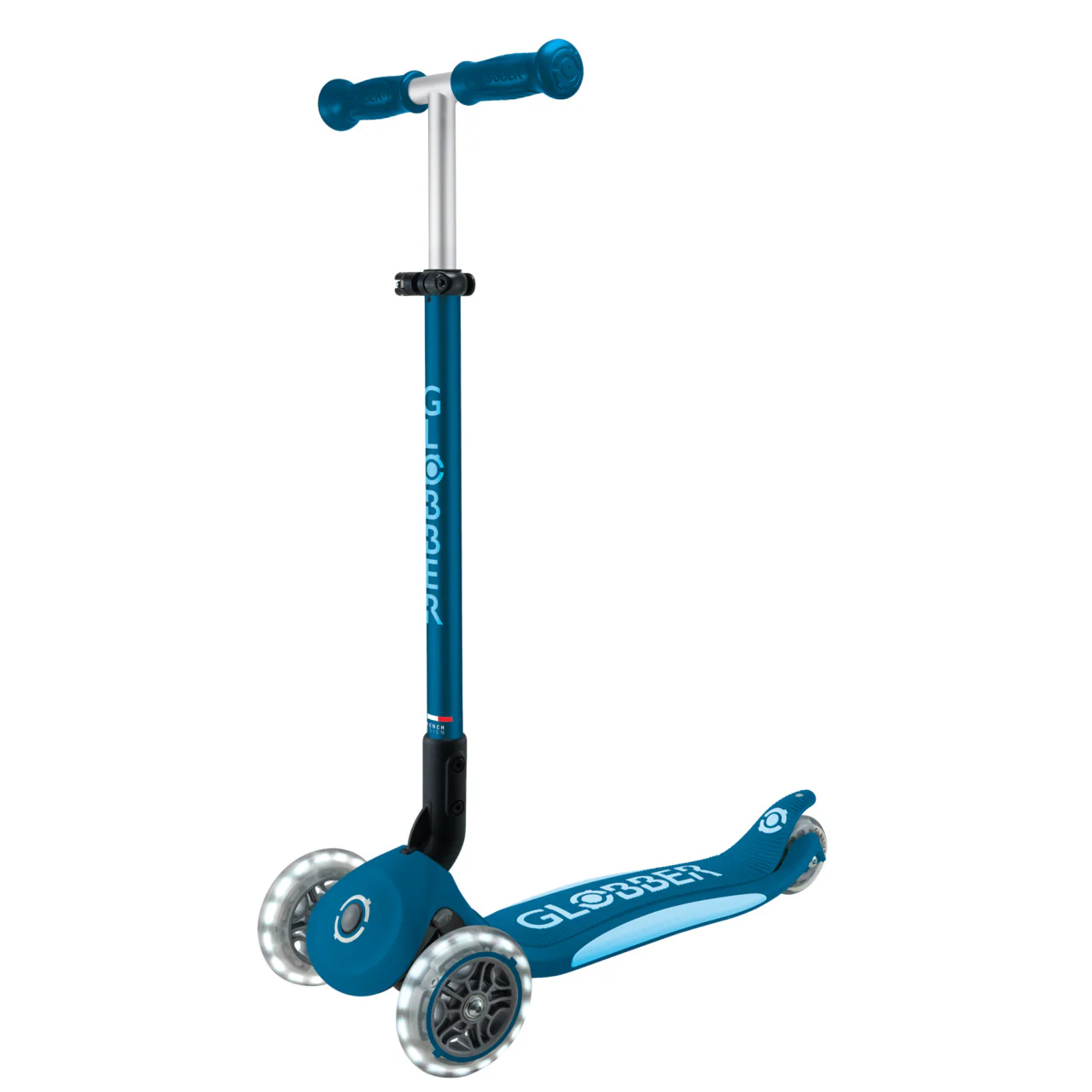 Globber Primo Foldable Plus Lights 3 Wheel Scooter - Image 4