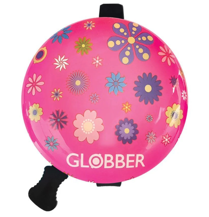 Globber SCOOTER BELL - Deep Pink Flowers