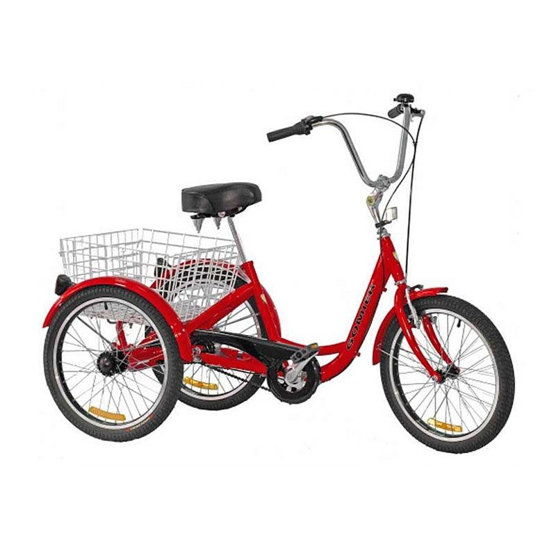 Gomier 2500 Series 20" - Coaster (Footbrake) Adult Tricycle - Red