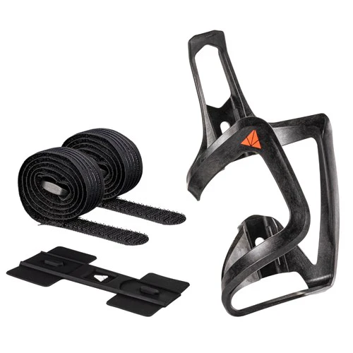 Granite AUX E+ Side Loading Carbon Bottle Cage w/Strap Kit - Matte finish