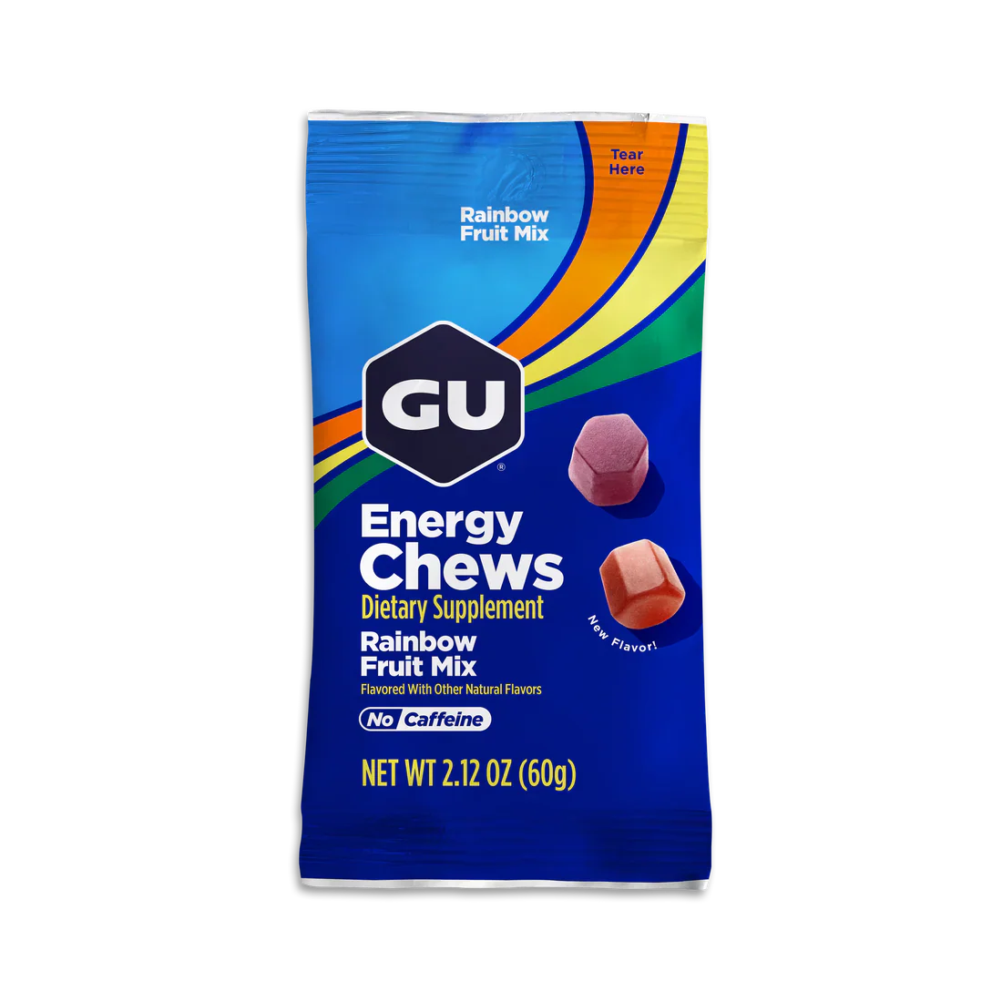 GU Energy Chews - Rainbow Fruit Mix Flavour
