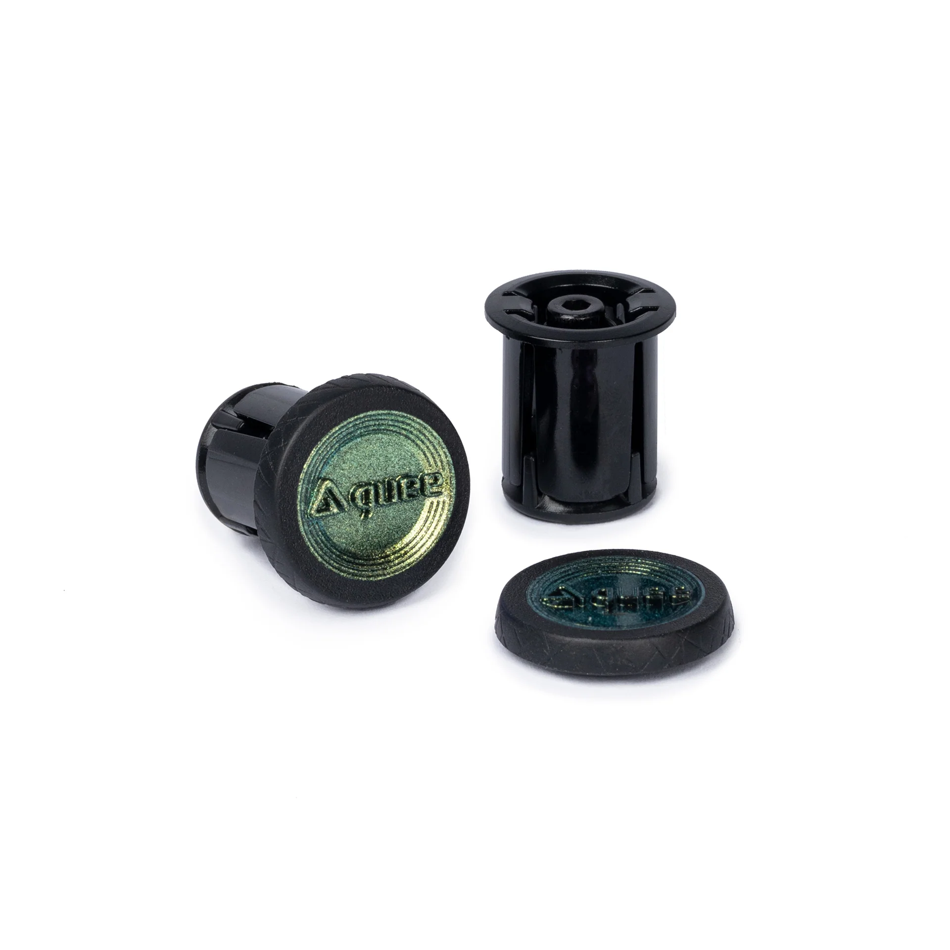 Guee Premium Bar End Plug for Road - Chameleon Gold Green - Image 2