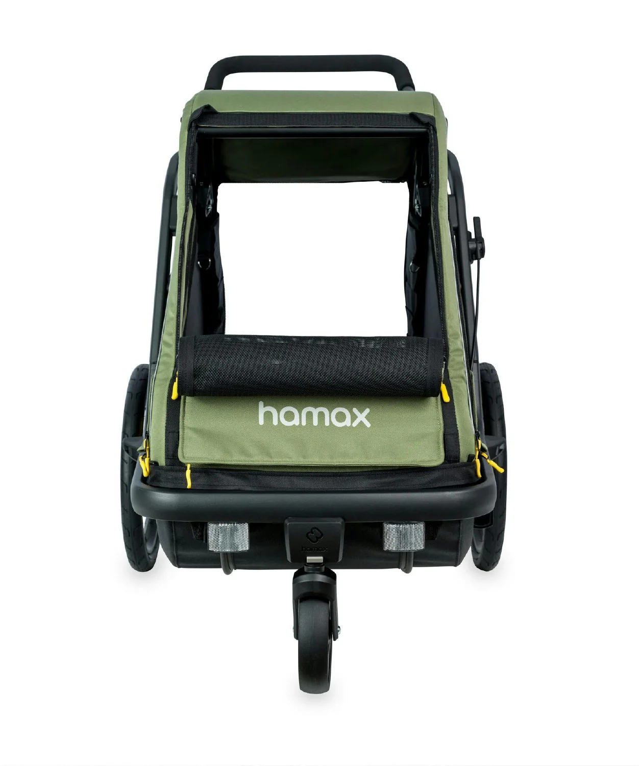 Hamax Pluto Dog Trailer Green/Black Med - Image 3