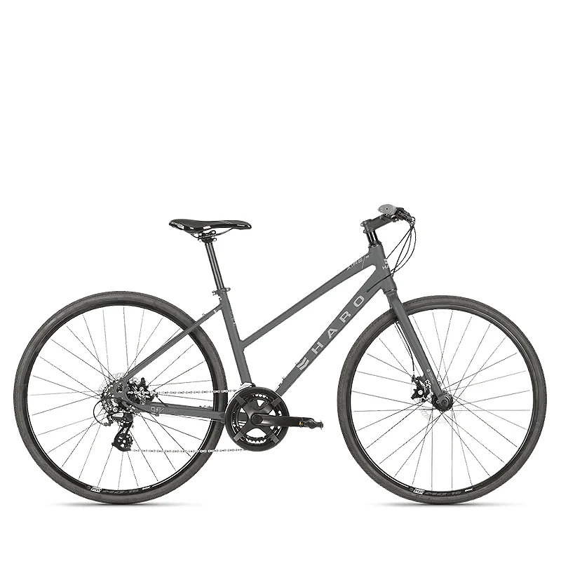 Haro Aeras Step Thru Commuter Bike - Charcoal