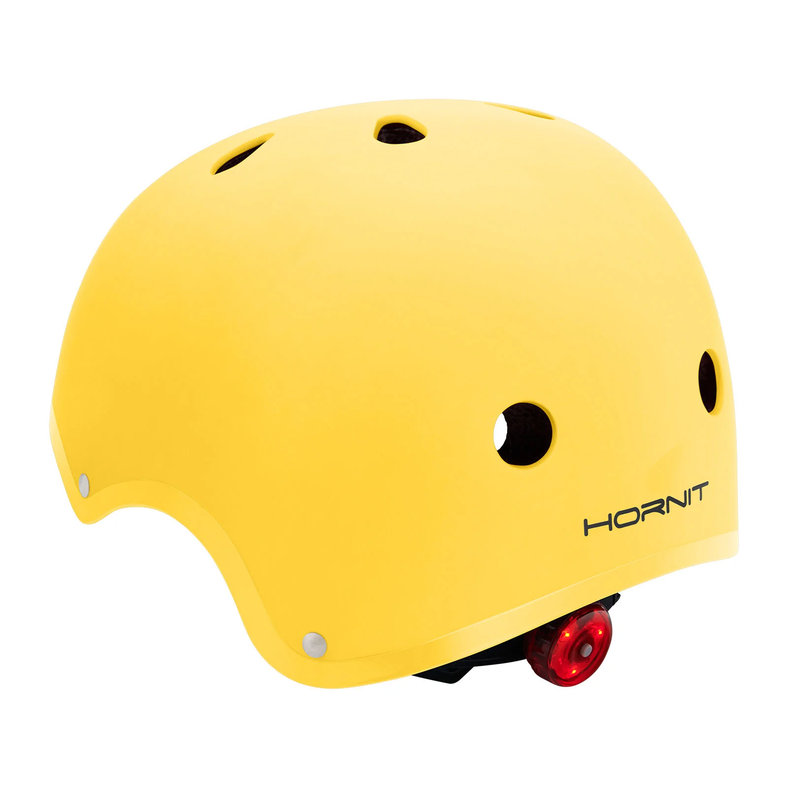 Hornit Cycle Helmet w/ LED Light - Hammer Yellow - Image 3