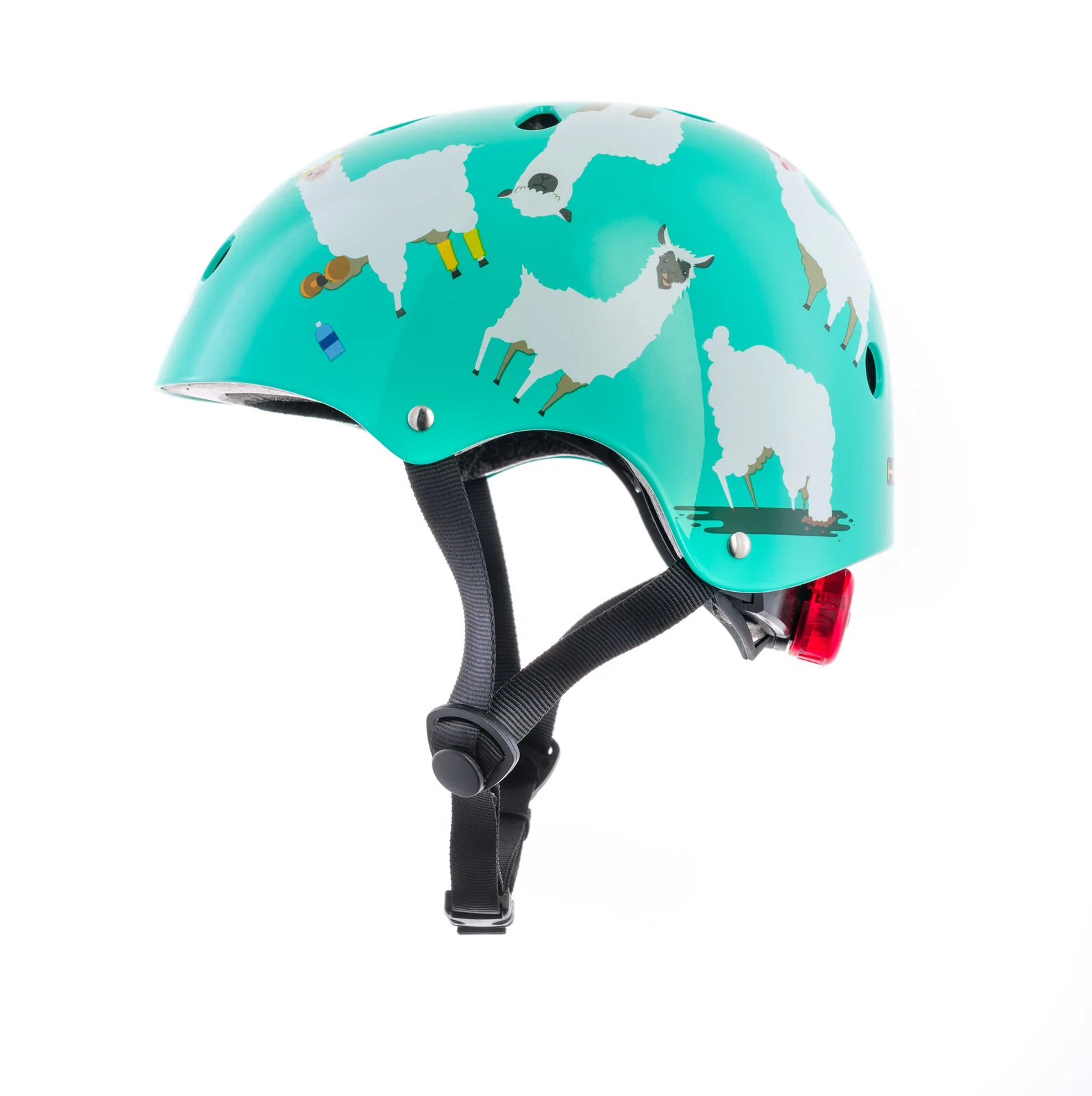 Hornit Cycle Helmet w/ LED Light - Llama - Image 2