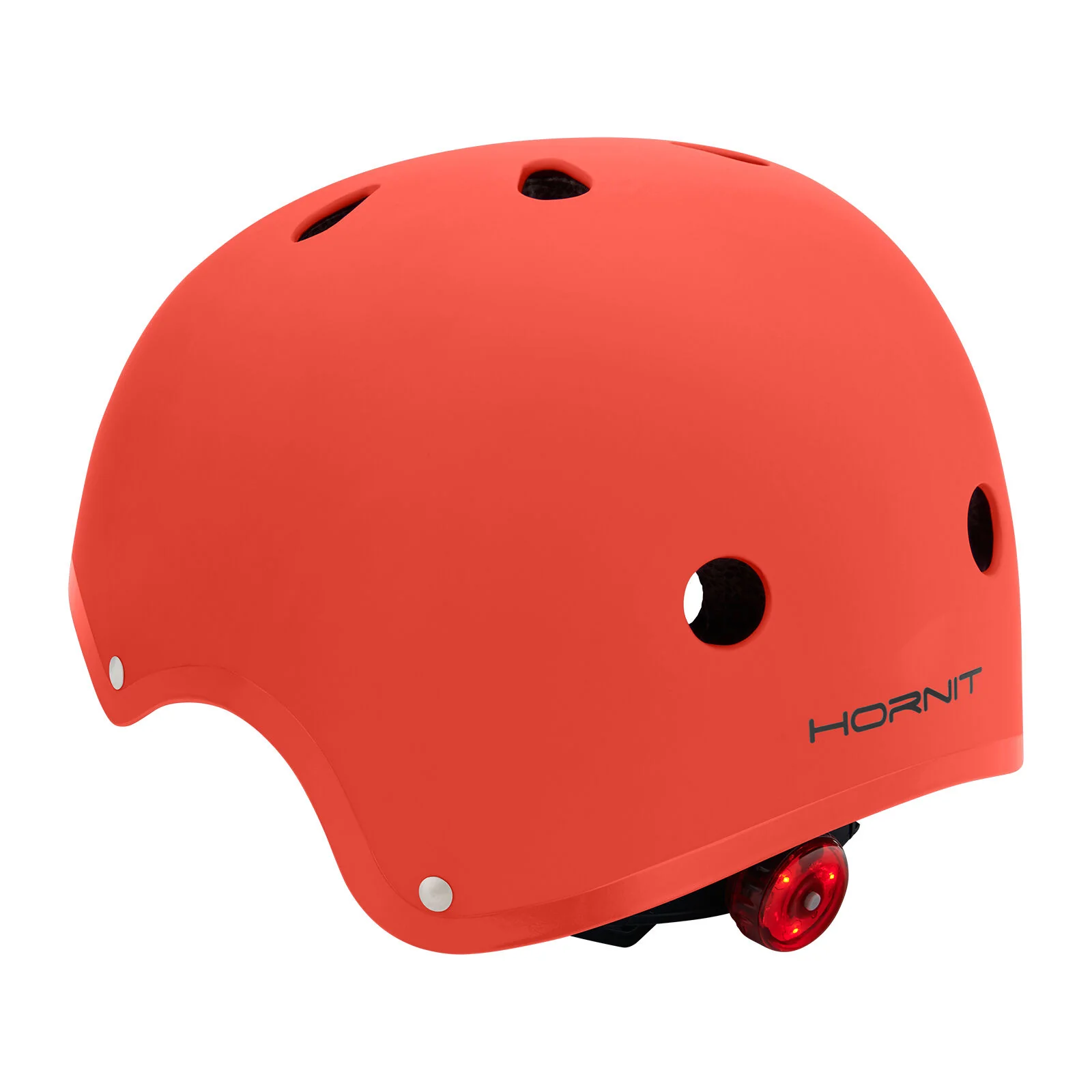 Hornit Cycle Helmet w/ LED Light - Magma Red - Image 3