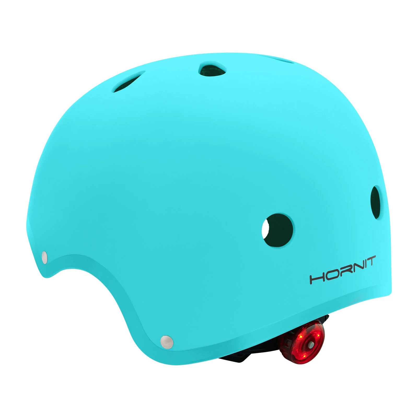 Hornit Cycle Helmet w/ LED Light - Tuvalu Turquoise - Image 3